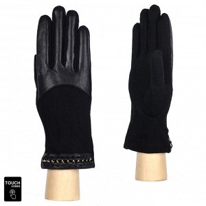 Перчатки, комбинированная кожа, FABRETTI 3.7-1 black