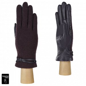 Перчатки, комбинированная кожа, FABRETTI FS2-18 d.lilac