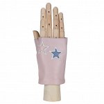 Перчатки-митенки кожаные, 12.90-21N pink