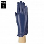 Перчатки, натуральная кожа, FABRETTI S1.39-12s blue