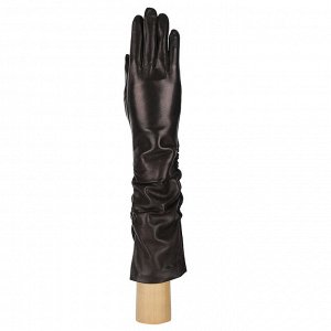 Перчатки жен. 100% нат. кожа (ягненок), подкладка: шелк, FABRETTI F24-1s black