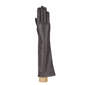Перчатки жен. 100% нат. кожа (ягненок), подкладка: шелк, FABRETTI 2.49-9s grey