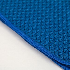 Салфетка из микроволокна Доляна, 30?30 см, цвет синий