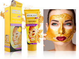 Золотая маска для лица Wokali Whitening Gold Caviar 130 мл
