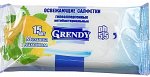 Салфетки влажные &quot;Гренди&quot; Мелисса с лимоном *15 шт