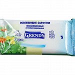 Салфетки влажные &quot;Гренди&quot; 7 трав *15