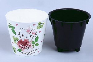 "Hello Kitty" Горшок для цветов "Любовь" d=20см 4л ING1554ХКЛЮ