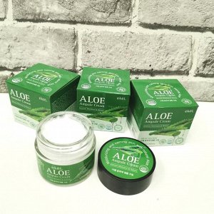 Крем для лица ампульный "Алоэ" Ekel Ampule Cream Aloe 70 мл (СТЕКЛО), ,