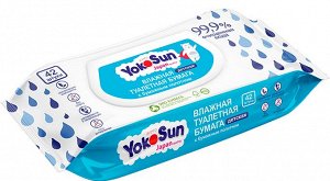 Влажная детская туалетная бумага YokoSun 42 шт. /36