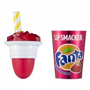 Lip Smacker Бальзам для губ с ароматом Fanta Strawberry  "стаканчик" (1 шт. на блистере), 7,4 гр