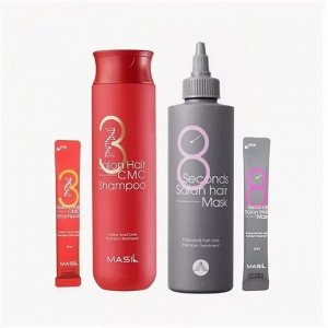 Набор восстанавливающих средств для волос Masil  38 Hair Set Salon, 300мл+200мл+4шт(8мл)
