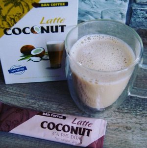 LATTE 3 in1 BAN COFFE кокосовые сливки 1 шт