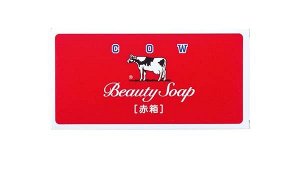Молочное увлажняющее туалетное мыло с пудровым ароматом роз «Beauty Soap» красная упаковка (кусок 90 г ) / 48