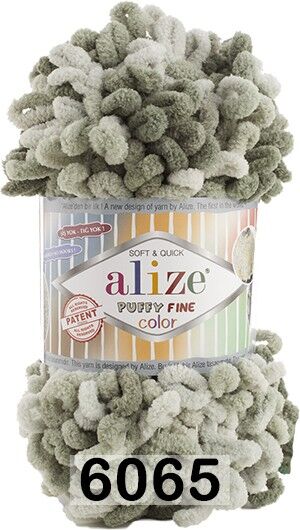 Пряжа Alize Puffy Fine Color