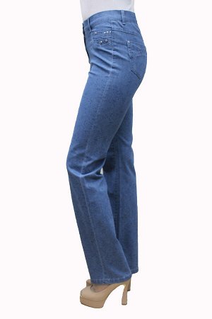 Прямые голубые джинсы (ряд 46-58) арт. AF70708-2464-4