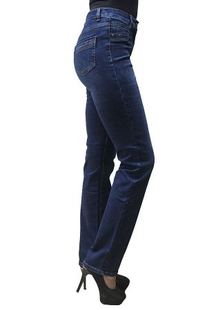 SS71802-4005-1--Слегка приуженные синие джинсы р.9