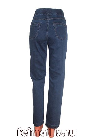 M-BL72516P-4108-2--Слегка приуженные синие джинсы ЕВРО (ряд 48-54)