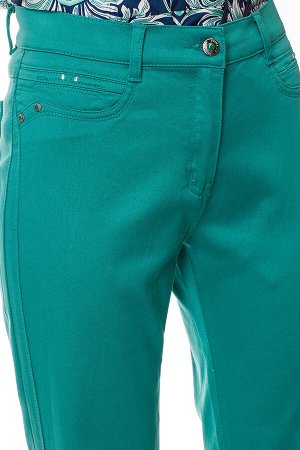 Feimailis S70701A-1801-27-Слегка приуженные мятно-бирюзовые джинсы р.11,17,23(3шт)