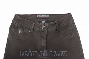 SK8653--Зауженные коричневые джинсы р.9(4 шт),21