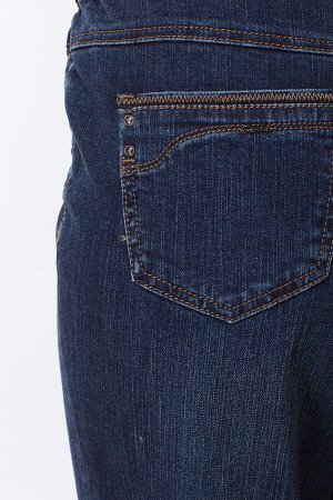 Слегка приуженные синие джинсы ЕВРО (ряд 50-62) арт. M-BL71922-4002-3