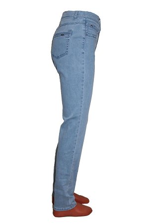 Зауженные голубые джинсы (ряд 50-62) арт. TH6608-068-3
