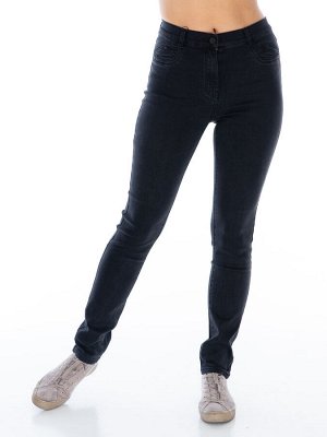 Зауженные черные джинсы (ряд 46-52) арт. SK72705-4114-7 msk