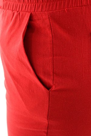 Брюки-1399 Модель брюк: Спортивные; Материал: Хлопок стрейч; Фасон: Брюки
Брюки "Карго" красные
Стильные брюки - карго из мягкого, приятного телу материала. Отлично сидят за счет комфортной высокой по