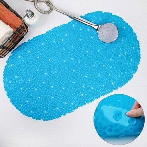 SPA-коврик для ванны 40х68 см "Пузырьки" цвет голубой