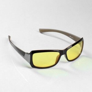 Водительские очки SPG «Непогода | Ночь» luxury, коричнево-бежевые