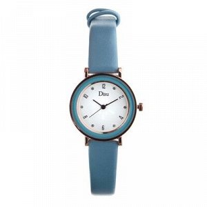 Часы наручные женские "Ачерра", d=3.5 см, серый ремешок
