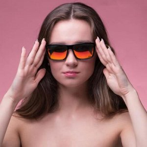 Очки солнцезащитные "Мастер К.", поляризационные, 14х14.5х5 см, линза 5х5 см, оранжевые