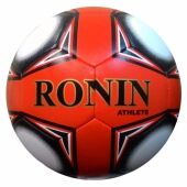 GP-102 Мяч футбол Ronin ATHLETE №4, матовый красно-черный дизайн, 370-420гр,бут кам., пр-во Пакистан