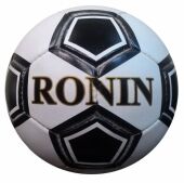GP-76 Мяч футбол Ronin  №3, матовый трапецевидный  черно-белый дизайн,330-360гр, пр-во Пакистан