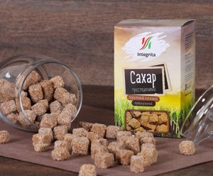 Сахар тростниковый коричневый кусковой Integrita, 500 гр