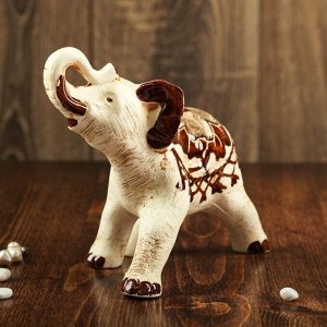 Статуэтка "Слон", симфония, керамика, 18 см