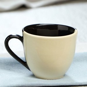 Чашка "Одесса", чёрно-белая, керамика, 250 мл