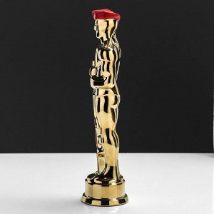 Статуэтка "Оскар Военный", керамика, 31 см