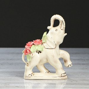 Набор статуэток "Слоны", лепка, 7 предметов