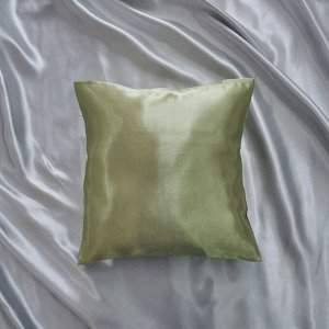 Чехол для подушки из блэкаута ”Элегия” 40*40 с клапаном 15см  зеленое яблоко