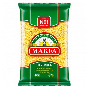 Макароны "Макфа" Вермишель 400г Паутинка 1/20, шт