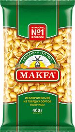 Макароны "Макфа" Ракушки 400г 1/20, шт
