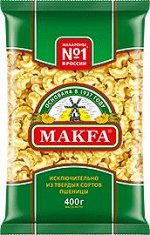 Макароны &quot;Макфа&quot; Петушиные гребешки 400г 1/20, шт