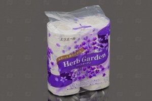 Бумага туалетная "Elleair" Herb Garden Лаванда 3-сл. (4 рул.)