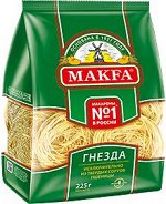 Макароны &quot;Макфа&quot; Гнезда &quot;Капеллини&quot; 225г 1/18, шт