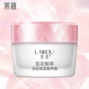 061135 LAIKOU FRESHING FLOWERS Увлажняющий крем с экстрактом цветов, 50г