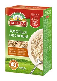 Хлопья Макфа кор. Овсяные 400г