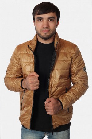 Светло-коричневая мужская куртка Layinsck. Классная молодежная модель для прохладного межсезонья. №2288 ОСТАТКИ СЛАДКИ!!!!