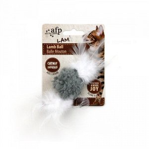 All For Paws Игрушка д/кош Lamb Шарик пушистый с кош.мятой (1/1)