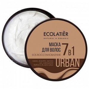 Маска для волос SOS Восстановление 7 в 1  Ecolatier Urban 380 мл