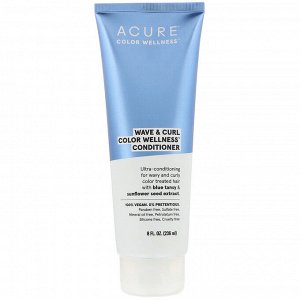 Acure, Wave & Curl Color Wellness, кондиционер для волнистых и кучерявых волос, 236 мл (8 жидк. унций)